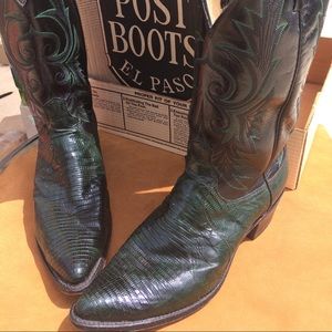 11D Green Lizard Boot